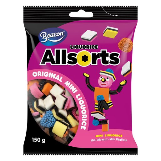 BEACON LIQUORICE ALL SORTS 150G