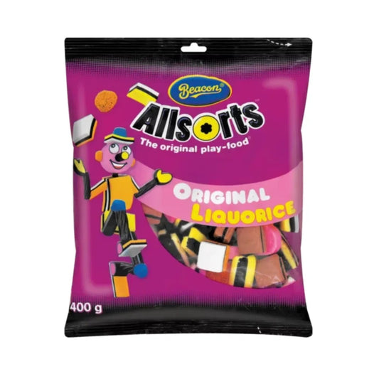 BEACON LIQUORICE ALL SORTS 400G