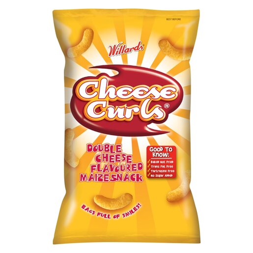 WILLARDS CHEESE CURLES - DOUBLE CHEESE