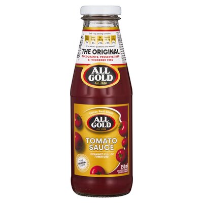 ALL GOLD TOMATO SAUCE 350ML